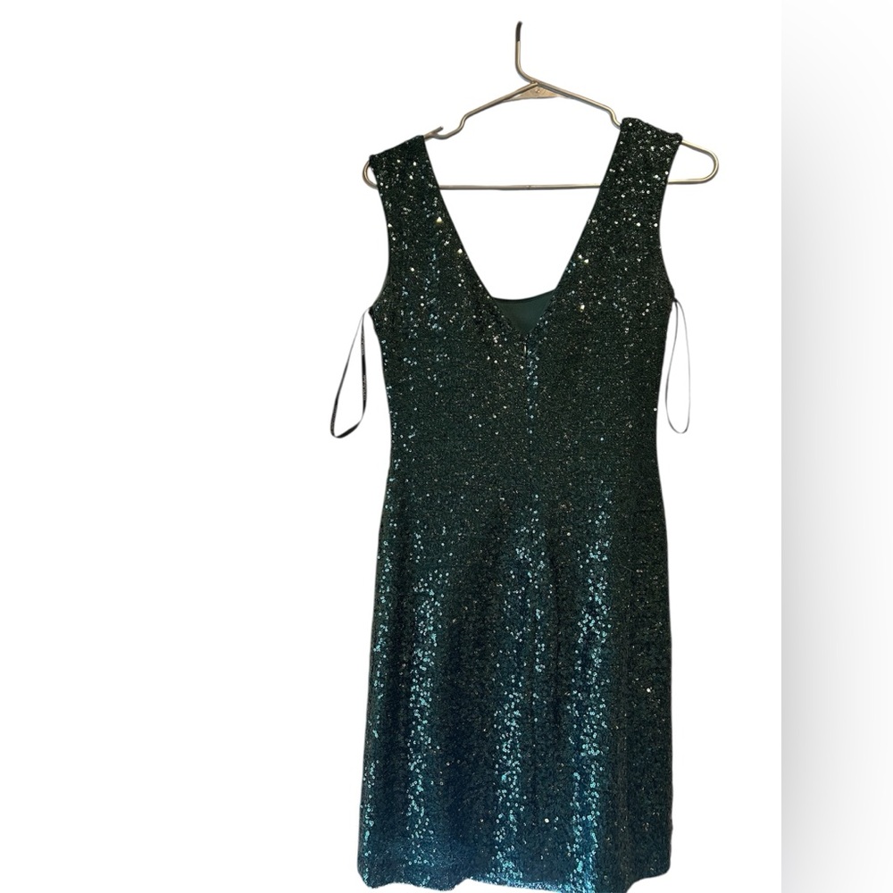 GUESS Sparkling Green Mini Dress - Picture 3 of 4